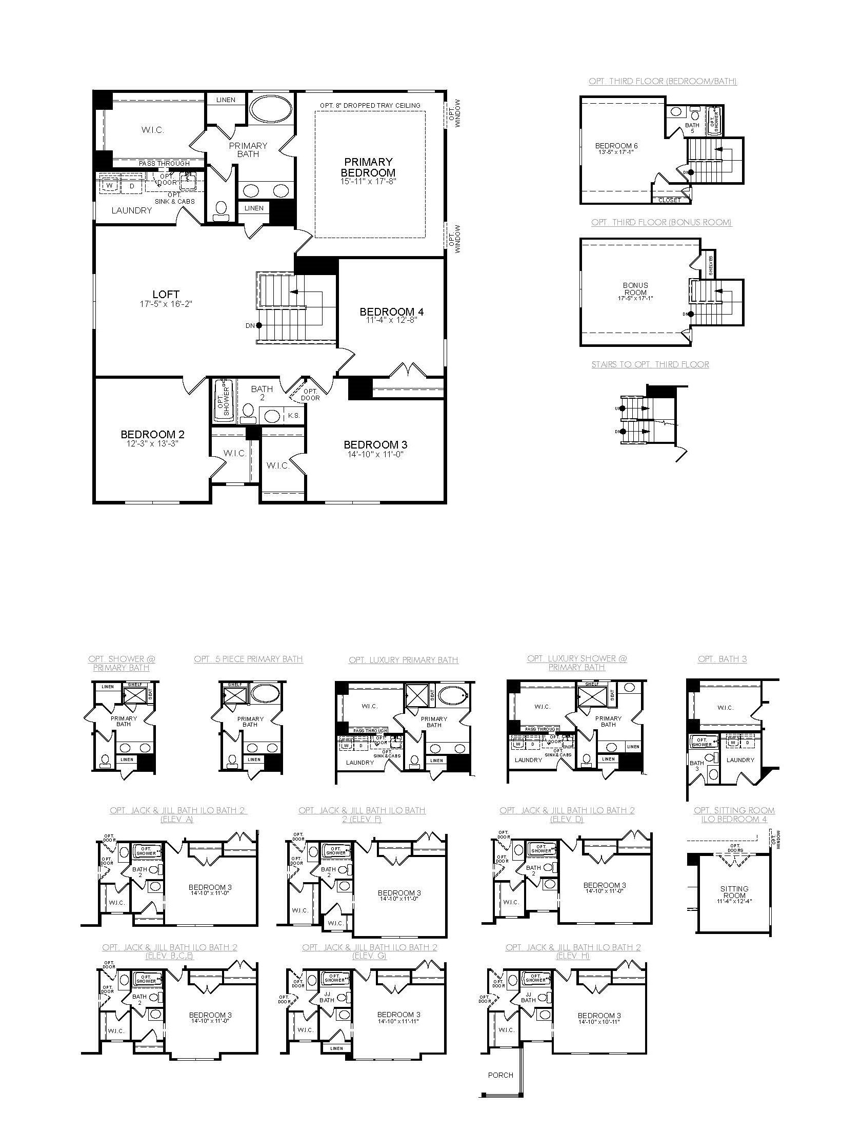 Davidson Floor Plan Hampton Woods Eastwood Homes